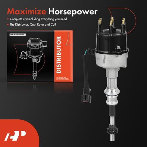 A-Premium Ignition Distributor with Cap and Rotor Compatible with Ford Taurus 1988-1995, Thunderbird 1988-1997 & Lincoln Continental 1988-1994 & Mercury Cougar 1988-1997, Sable 1988-1995, 3.8L in Saudi Arabia