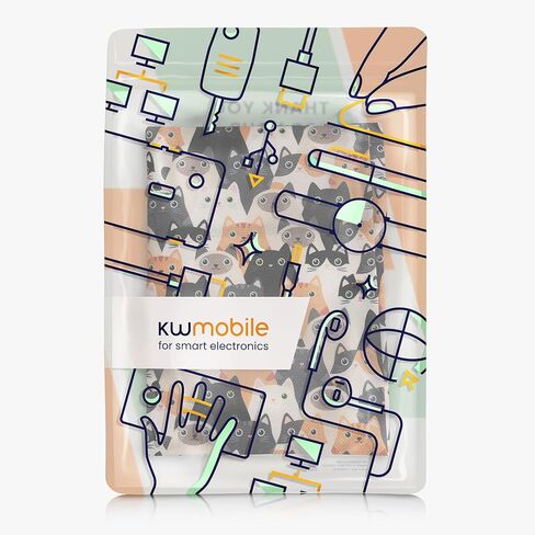 kwmobile Linen Printer Cover Compatible with Epson EcoTank ET-2850 / EcoTank ET-2856 Case - Watercolor Flowers Dusty Pink/Violet/Yellow in Saudi Arabia