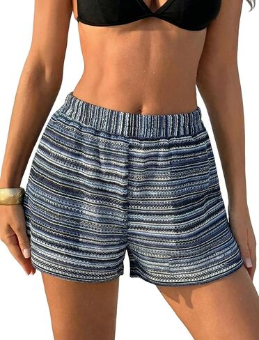 ZAFUL المرأة الكروشيه التستر السراويل المشارب بوهو عالية الخصر بيكيني ثوب السباحة قيعان مجلس السراويل in Saudi Arabia