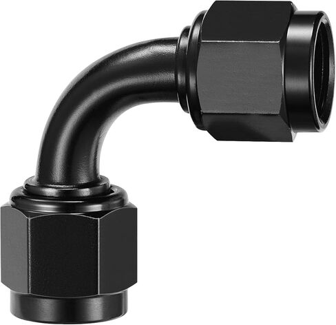8AN Female to 8AN Female 90 Degree Swivel Coupler Union Fitting Adapter Aluminum in Saudi Arabia