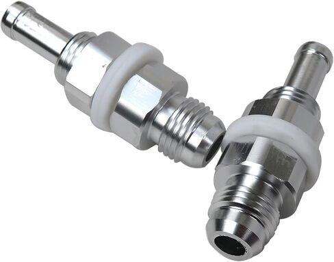 2 Pack -6AN Male Flare To 5/16 Hose Barb Adapter Fitting for Fuel Tanks and Fuel Cells in Saudi Arabia