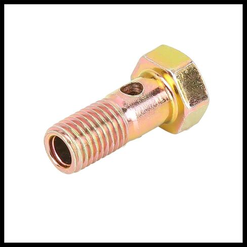 M8x1.0mm Metric Thread Banjo Bolts Brake Fitting Adapter with 2pcs M8 Washers Durable Material in Saudi Arabia