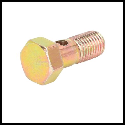 M8x1.0mm Metric Thread Banjo Bolts Brake Fitting Adapter with 2pcs M8 Washers Durable Material in Saudi Arabia