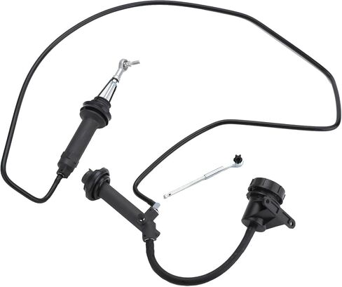 Clutch Master Cylinder & Slave Cylinder with Line Assembly Kit Compatible with Ford F-650 F-750 XL, XLT 2002-2009 2013-2015 Replace CC649051 4C4Z-7C535-AD 4C4Z-7C535-AA in Saudi Arabia