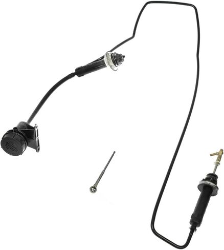 Clutch Master Cylinder & Slave Cylinder with Line Assembly Kit Compatible with Ford F-650 F-750 XL, XLT 2002-2009 2013-2015 Replace CC649051 4C4Z-7C535-AD 4C4Z-7C535-AA in Saudi Arabia