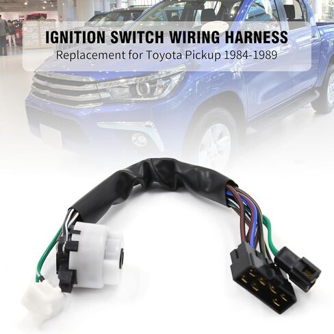 84450-35060 سرج مفتاح الإشعال، بديل مفتاح الإشعال لسيارة Toyota 4Runner Pickup Van 1984 1985 1986 1987 1988 1989 (أسود) in Saudi Arabia