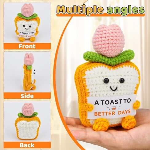 هدايا عيد الحب له صديقتها صديقتها، هدايا نخب الكروشيه اليدوية، هدية نخب التوليب الإيجابية العاطفية مع بطاقة للأم، عيد ميلاد الأصدقاء، الذكرى السنوية، الحفلات in Kuwait