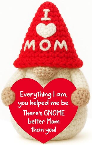 Gifts for Mom from Daughter Son, Handmade Crochet Mini Gnome Gifts, Mothers Day Birthday for Step Bonus Moms Mother in Law, Funny Christmas Stocking Stuffer for Mom in Kuwait