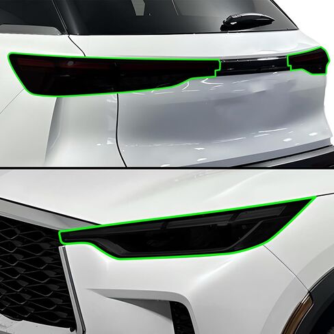 مجموعة تلوين المصابيح الأمامية الكاملة من BOGAR TECH DESIGNS متوافقة مع Infiniti QX60 2022-2026، دخان خفيف in Saudi Arabia