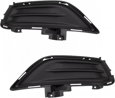 TRQ Front Driver & Passenger Side Fog Light Hole Cover Set,Fog Light Cover Set Compatible with 2013-2016 Ford Fusion FO1038133 FO1039133 in Saudi Arabia