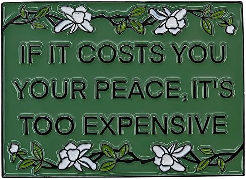 Inspirational Quote Enamel Pin - Encouraging Lapel Badge for Backpacks, Jackets, & Hats Fashion Accessory in Saudi Arabia