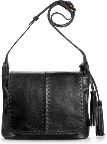 befen Vintage Leather Crossbody Bag for Women Genuine Leather Purse with Multi-Pockets Medium RFID Shoulder Handbag in Kuwait