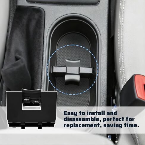 Car Cup Holder Insert Divider, OEM# 92118AJ000 92118AJ001 Plastic Center Console Partition Cup, Vehicle Replacement Cupholder Barrier, Compatible with Forester Outback Legacy in Saudi Arabia