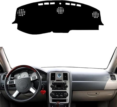 Fit for Chrysler 300C 2004-2010,Dash Cover,Dash Mat Dashboard Cover,Black Dash Board Cover Mat,Car Interior Accessories in Saudi Arabia