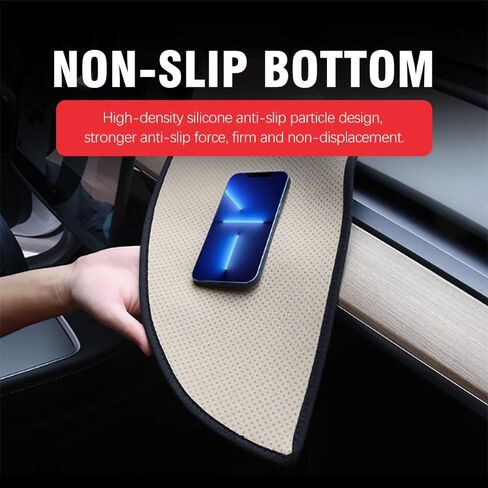 غطاء داش السيارة لعام 2010 2011 2012 2013 2014 2015 2016 2017 Bentley Flying Spur ملحقات غطاء لوحة القيادة سجادة ظلة الزجاج الأمامي بدون وهج أسود من جلد الغزال in Kuwait