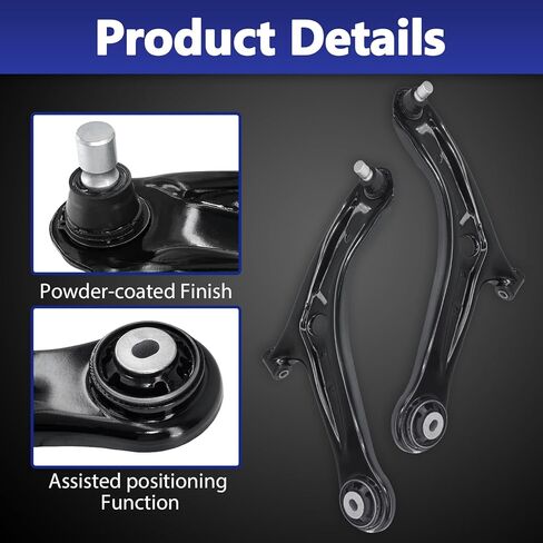 Front Left Right Control Arm Front Lower Control Arm w/Ball Joint Sway Bar Inner Outer Tie End Link Rack Pinion Boot Assembly Replacement for 2011-2019 Ford Fiesta-10pcs Suspension Kit in Saudi Arabia