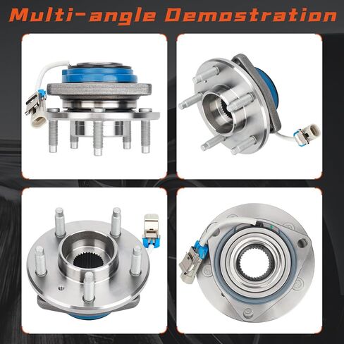 [زوج] DRIVESTAR 513121 محور العجلة الأمامية شديد التحمل ومجموعة المحمل 5 عروة مع ABS لسيارة Chevy Impala/Venture، Cadillac DTS، Buick Century، Seville Lesabre، Pontiac Grand Prix، Oldsmobile Aurora in Saudi Arabia