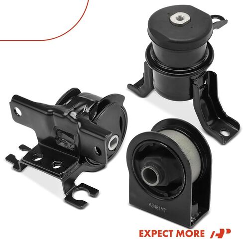 طقم حامل محرك وناقل الحركة A-Premium متوافق مع Ford Escape 2005-2012 وMazda Tribute 2005-2006/2008-2011 وMercury Mariner 2005-2011، 2.3L 2.5L 3.0L، مجموعة 3 قطع in Saudi Arabia