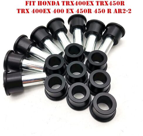 مجموعة كاملة من البطانة الأمامية والسفلى للذراع A متوافقة مع Honda TRX400EX TRX450R Sportrax TRX 400EX 400 EX 450R 450 R 1999-2014 in Saudi Arabia