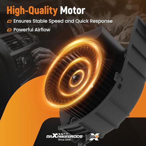 maXpeedingrods HVAC Blower Motor with Fan Cage for BMW X5 X6, F15 F16, 2014-2019 All Engines 2.0L 3.0L 4.4L L4 L6 V8, Replaces# 64119291177 in Saudi Arabia