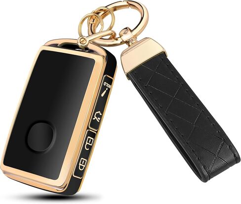FT FUNTOR for Mazda Key Fob Cover,4 Buttons with Silver Edge TPU Key Cover,Compatible with Mazda 3/6/3 Hatchback/CX-5/CX-6/CX-9/CX30/CX-50/CX-70/CX-90 (B-Pink) in Saudi Arabia