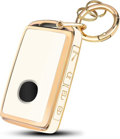 FT FUNTOR for Mazda Key Fob Cover,4 Buttons with Silver Edge TPU Key Cover,Compatible with Mazda 3/6/3 Hatchback/CX-5/CX-6/CX-9/CX30/CX-50/CX-70/CX-90 (B-Pink) in Saudi Arabia