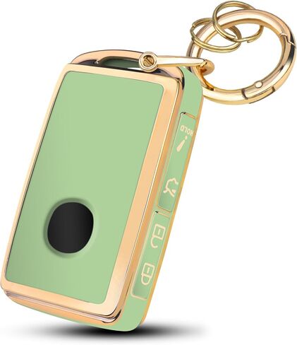 FT FUNTOR for Mazda Key Fob Cover,4 Buttons with Silver Edge TPU Key Cover,Compatible with Mazda 3/6/3 Hatchback/CX-5/CX-6/CX-9/CX30/CX-50/CX-70/CX-90 (B-Pink) in Saudi Arabia