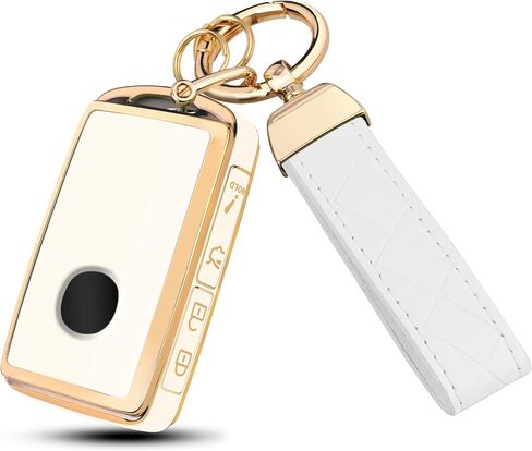 FT FUNTOR for Mazda Key Fob Cover,4 Buttons with Silver Edge TPU Key Cover,Compatible with Mazda 3/6/3 Hatchback/CX-5/CX-6/CX-9/CX30/CX-50/CX-70/CX-90 (B-Pink) in Saudi Arabia