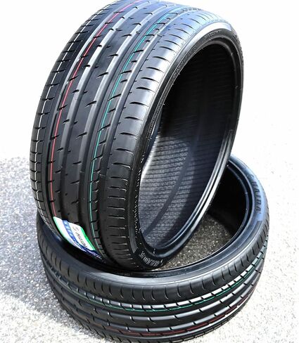 مجموعة من 2 (اثنين) إطارات Haida HD927 الصيفية عالية الأداء - 255/30R26 255/30ZR26 255/30/26 255/30-26 نطاق تحميل 99 وات XL 4 طبقات BSW جدار جانبي أسود in Saudi Arabia