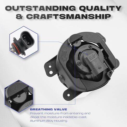 RP Remarkable Power, Fog Light For 2011 2012 2013 2014 Charger with Smoke Lens Black Bezel and Switch& Wiring Harness Kits FL7106 in Kuwait