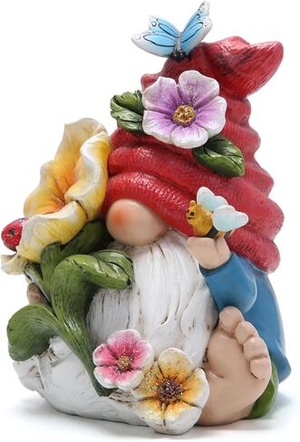 Hodao Gnome تمثال ديكورات ديكور المنزل الداخلي Sweet Life Bee Gnome - حلاوة ودفء الطبيعة - ديكورات منحوتة فناء الحديقة الصيفية (قزم النحل) in Kuwait