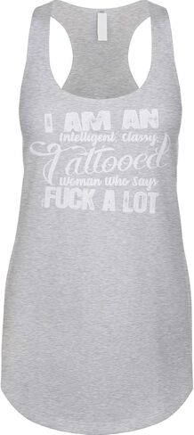Blittzen Womens Racerback Tank an Intelligent Classy Tattooed Woman in Saudi Arabia