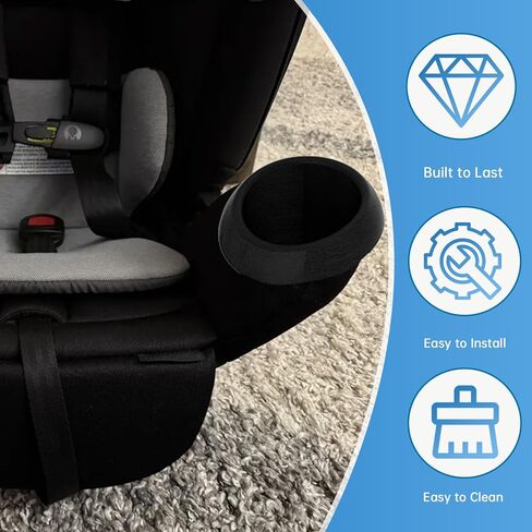 2 حامل أكواب بديل متوافق مع مقعد السيارة الدوار Evenflo Revolve360، ملحقات حوامل المشروبات المتماثلة اليسرى واليمنى in Kuwait