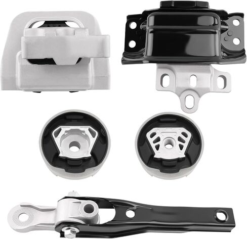 5PCS Engine Mounts & Automatic Trans. Mount Compatible with 2018-2023 Volkswagen Tiguan L4 2.0L Turbocharged Replace# 5Q0198037F 5Q0198037F 5Q0199855C 3Q0199262M 5QA19955AP in Kuwait