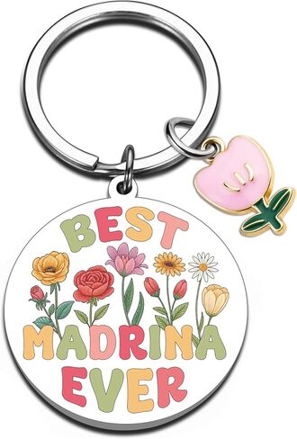 Godmother Proposal Gift Madrina Gifts Keychain from Godchild for Women Aunt Cute Godmom Mothers Day Christmas Birthday Idea Present in Saudi Arabia