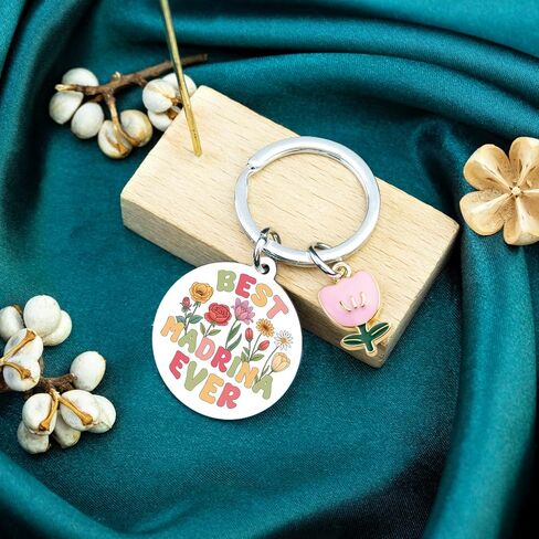 Godmother Proposal Gift Madrina Gifts Keychain from Godchild for Women Aunt Cute Godmom Mothers Day Christmas Birthday Idea Present in Saudi Arabia