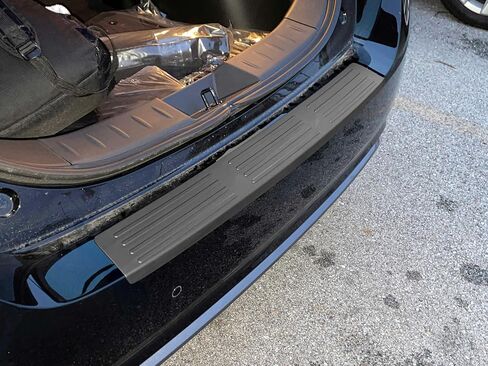 WeatherTech Custom BumperTopper for Nissan Leaf, Rear Bumper Protector (BP0077), Black in Saudi Arabia