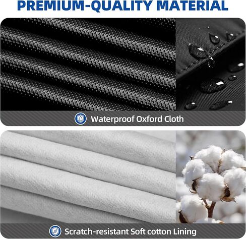 غطاء سيارة مكون من 10 طبقات مقاوم للماء في جميع الأحوال الجوية، أغطية سيارة مبطنة من القطن الناعم للسيارات وغطاء ثلجي للسيارة مع سحاب للباب، مناسب عالمي لسيارة السيدان مقاس 186 بوصة - 193 بوصة طول، مقاس A5 (انظر جدول المقاسات) in Kuwait