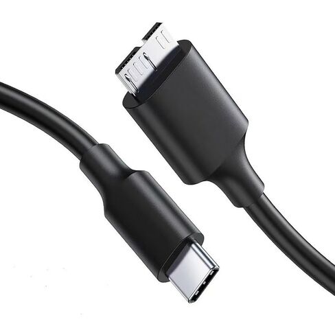 USB 3.0 Data Cable Cord for Western Digital WD My Book External Hard Drive Canon powershot, Live Wiev Camera (1.6Ft) in Saudi Arabia