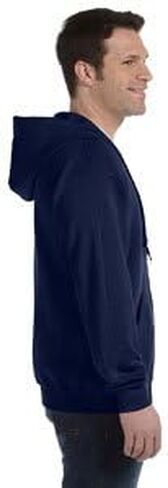 Product of Brand Gildan Adult Heavy Blend 8 oz, 50/50 Full-Zip Hood - Navy - 3XL - (Instant Savings of 5% & More) in Saudi Arabia