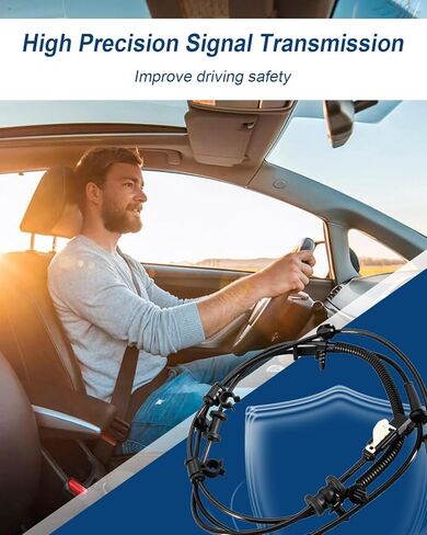 مستشعر سرعة العجلات الخلفية اليسرى واليمنى ABS مناسب لـ F250 F350 Super Duty V8 6.2L 6.7L مع التحكم في الثبات 2011-2016 استبدال BC3Z2C191E BC3Z2C190C BC3Z2C190A ALS2203 ALS2053 2 قطعة in Kuwait