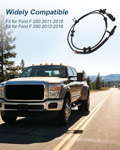 مستشعر سرعة العجلات الخلفية اليسرى واليمنى ABS مناسب لـ F250 F350 Super Duty V8 6.2L 6.7L مع التحكم في الثبات 2011-2016 استبدال BC3Z2C191E BC3Z2C190C BC3Z2C190A ALS2203 ALS2053 2 قطعة in Kuwait