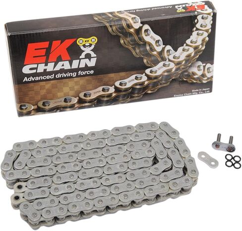"EK Chain 520 ZVX3 Series ZX-Ring Chain - 120 Links - Chrome in Kuwait