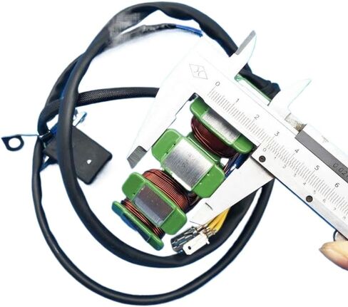 12 ملفًا و5 أسلاك إشعال الجزء الثابت Magneto 31101-100-0000 متوافق مع Haili SP307-J XY250ST-9 STIXE in Saudi Arabia