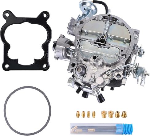 Rochester Quadrajet 4 Barrel Carburetor for Chevy 305-350 Engines 650 Cfm Electric Choke 1982-1985 4 Barrel Carburetor Carb Quadrajet Carburetors Rebuild Kit 5.0L 5.7L in Saudi Arabia