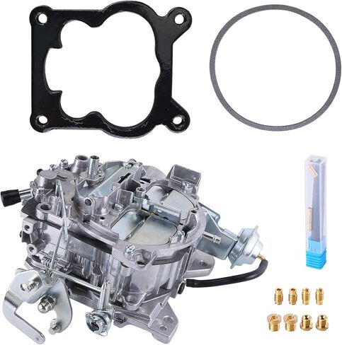 Rochester Quadrajet 4 Barrel Carburetor for Chevy 305-350 Engines 650 Cfm Electric Choke 1982-1985 4 Barrel Carburetor Carb Quadrajet Carburetors Rebuild Kit 5.0L 5.7L in Saudi Arabia