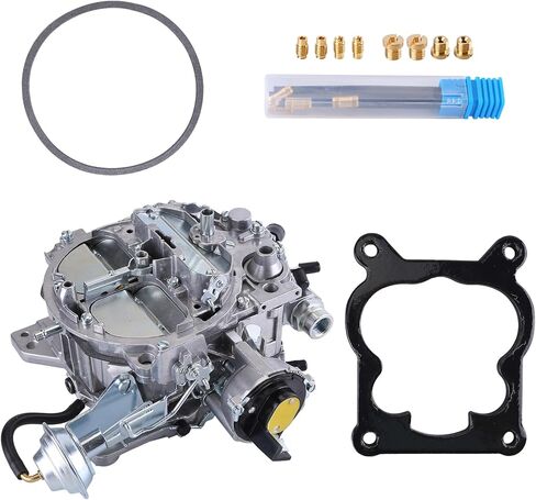 Rochester Quadrajet 4 Barrel Carburetor for Chevy 305-350 Engines 650 Cfm Electric Choke 1982-1985 4 Barrel Carburetor Carb Quadrajet Carburetors Rebuild Kit 5.0L 5.7L in Saudi Arabia