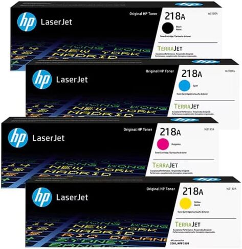 HP 218A Black Toner Cartridge | Works with Color Laserjet Pro 3201, MFP 3301 Series | W2180A in Saudi Arabia