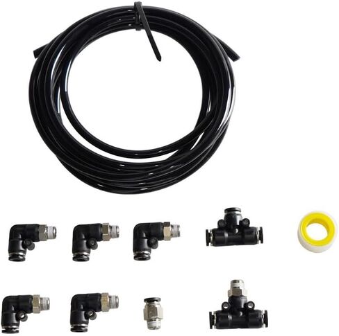 OYSTERBOY Push Lock Black Vacuum Fitting Kit, Turbo Wastegate and Solenoid, for Turbo Vehicles in Kuwait