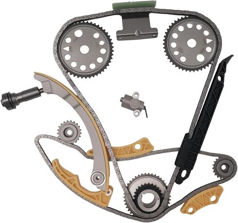 maXpeedingrods 94201S Timing Chain Kit for Chevrolet Cobalt Malibu HHR Pontiac G5 Saturn Ion Cavalier Sunfire Vue Oldsmobile Alero Grand Am Pursuit Saturn L100 2000-2008 L4 2.0L 2.2L 2.4L 9-4202S in Saudi Arabia